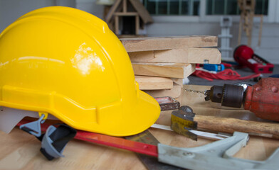 carpenter instruments in workplace