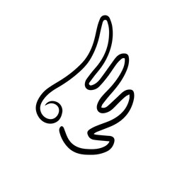 angel wing element
