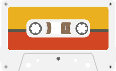 Retro cassette tapes, vintage cassette tape
