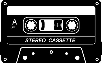 Retro cassette tapes, vintage cassette tape