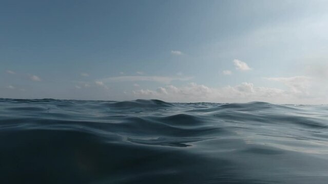 waves in the sea 4k 30fps video