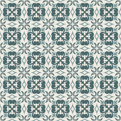 Ornament seamless pattern for tile mosaic wallpaper vintage background