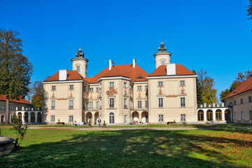 Palace in Otwock Wielki, Masovian Voivodeship, Poland - obrazy, fototapety, plakaty