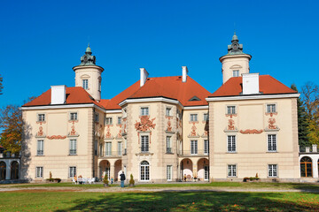 Palace in Otwock Wielki, Masovian Voivodeship, Poland - obrazy, fototapety, plakaty