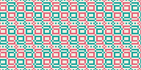 Geometric shapes background. Seamless pattern.Vector. 幾何学パターン　背景素材
