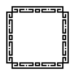 Obraz premium pixel square frame 