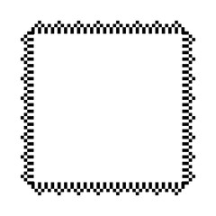 pixel square frame
