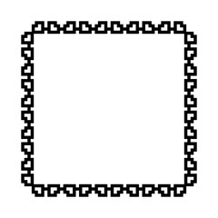 pixel square frame
