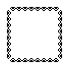 pixel square frame
