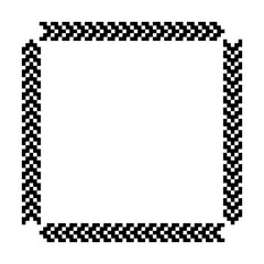 pixel square frame
