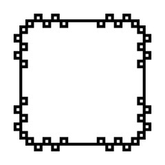 pixel square frame
