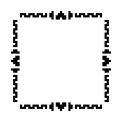 pixel square frame
