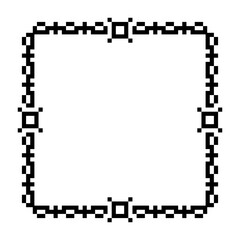 pixel square frame
