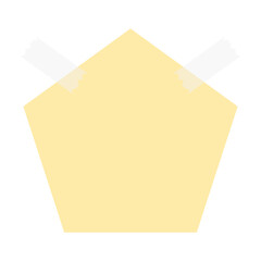 geometric sticky note
