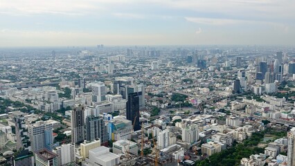 Stadtansicht von Bangkok, Skyline und Panorama