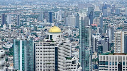 Stadtansicht von Bangkok, Skyline und Panorama