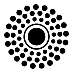 dotted circle element
