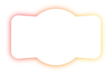 neon shadow vintage shape
