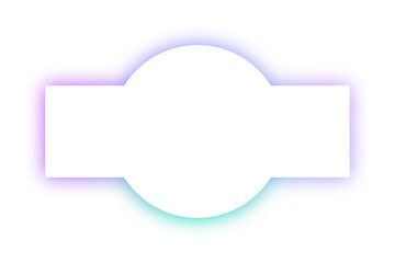 neon shadow vintage shape
