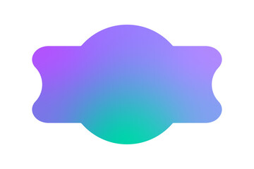 vintage shape sticker banner
