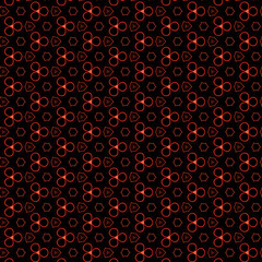 Geometric Black Red Texture Tiles Background Textile Wallpaper Print Wrapping Paper Graphics Backdrop Clothes Fabric Banner Illustration Art Interior Design Decorative Laminates Elements Pattern