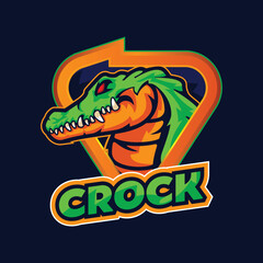 Green Crock Esport Logo