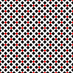 Geometric Black White Red Texture Square Shape Line Textile Graphics Interior Design Wallpaper Tiles Decorative Laminates Elements Banner Print Background Backdrop Fashion Illustration Pattern
