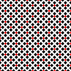 Geometric Black White Red Texture Square Shape Line Textile Graphics Interior Design Wallpaper Tiles Decorative Laminates Elements Banner Print Background Backdrop Fashion Illustration Pattern