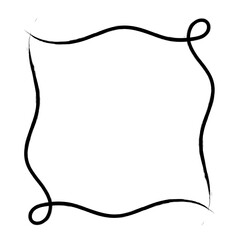 scribble square frame
