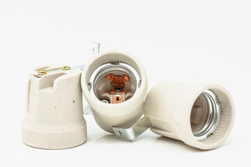 Electric ceramic socket E27