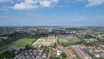 Fototapeta na wymiar High view of The Hague/Kijkduin The Netherlands