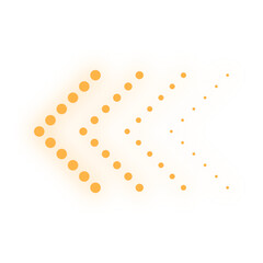 neon dots pattern arrow
