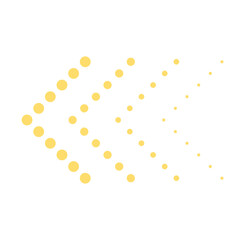 dots pattern arrow

