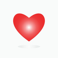 Heart Icon - Vector, Love Sign and Symbol for Design, Presentation, Website or Apps Elements.