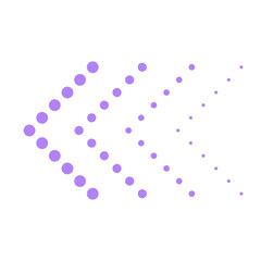 dots pattern arrow
