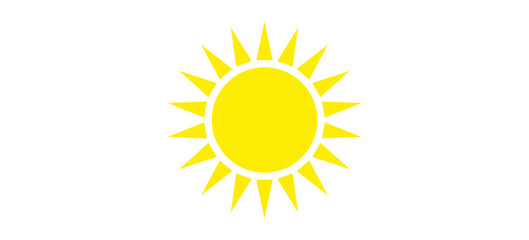 sun icon vector