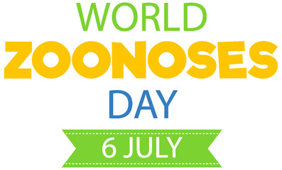 World zoonoses day banner design