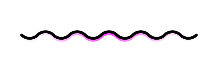 curve wave line
