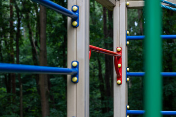 Fototapeta na wymiar playground for children in the city