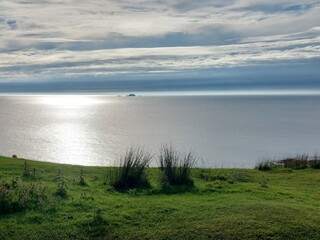 Beautiful coastal view near Duntulm Castle, Isle of Skye, Scotland