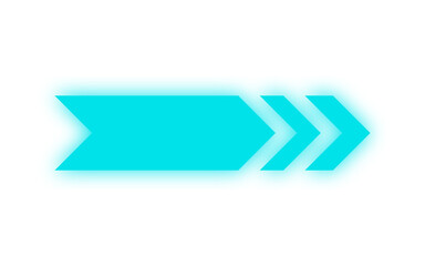 neon modern arrow element
