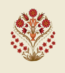 beautiful mughal motifs for digital design © faiza