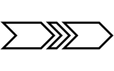 modern arrow element
