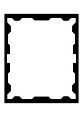 Obraz premium tech art rectangle frame 