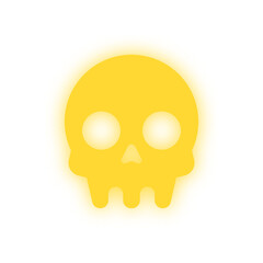 neon skull element
