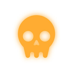 neon skull element
