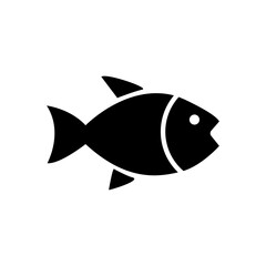 Vector illustration of fish. Edible, cook, food, pet, decorative, aquarium, swim, sea, river, ocean, water, freshwater, salty, animal. Nature concept. Vector line icon for Business and Advertising