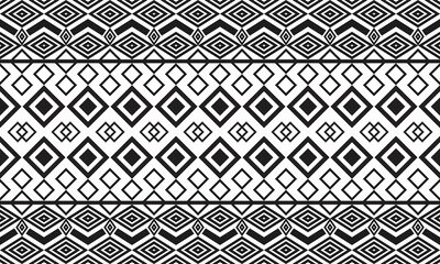 Simple tribal pattern in black and white