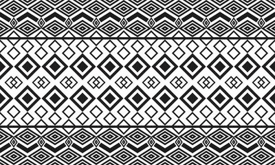 Simple tribal pattern in black and white