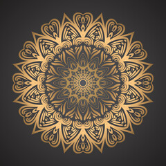 Luxury mandala art background design 